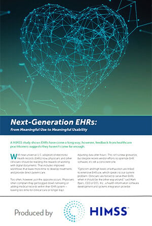 Next-Generation EHR's HIMSS study pdf cover