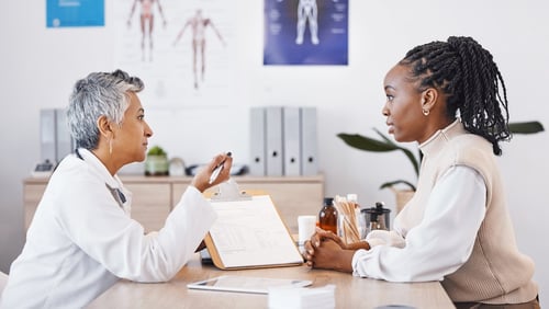 Clinician and patient